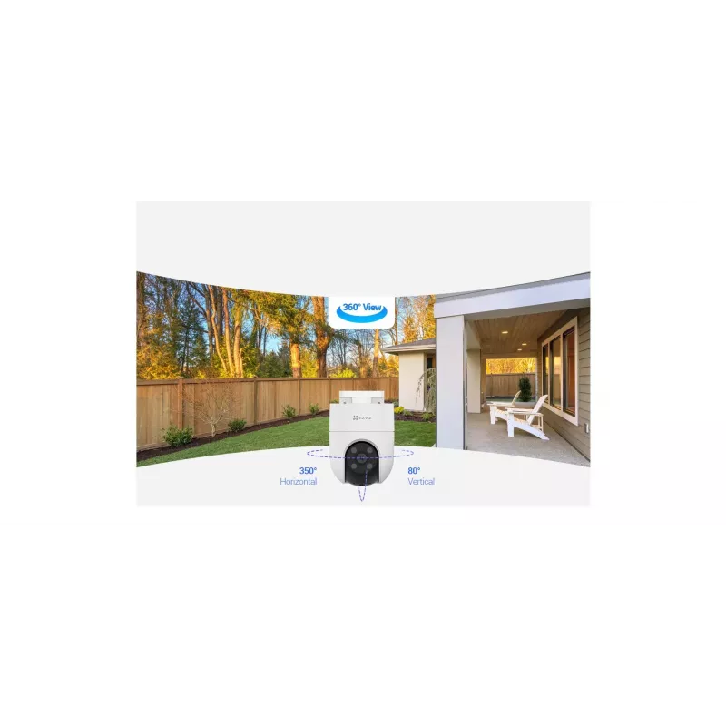 IP bezpečnostná kamera EZVIZ H8c 2K Dome 2304 x 1296 pixelov