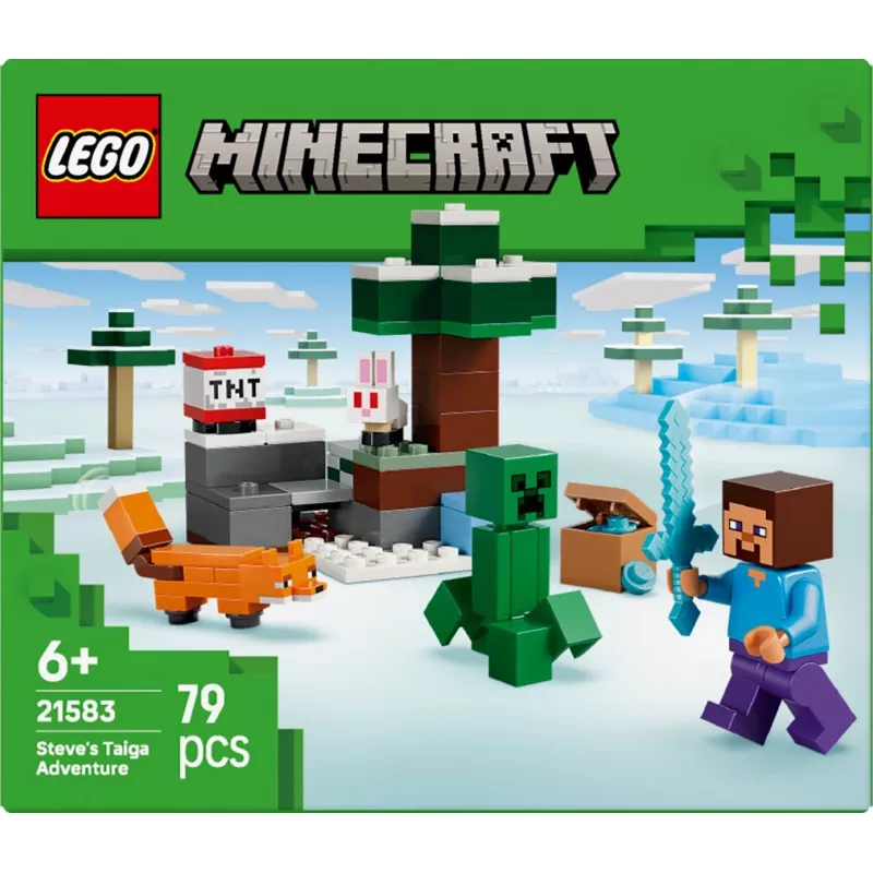 LEGO MINECRAFT 21583 Stevovo tajgové dobrodružstvo