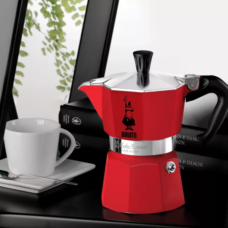Bialetti Moka Express moka kanvica červená