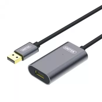 USB kábel UNITEK Y-271 5 m USB 2.0 sivá
