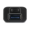 DELOCK USB 3.2 Gen 1 (3.1 Gen 1) 4-portový hub s Type-A + Type-C host (5000 Mbit/s) čierna/transparentná