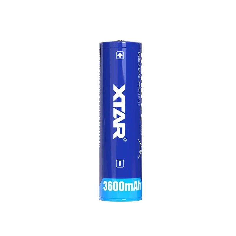 XTAR BAT0669 nabíjateľná lítium-iónová batéria 18650, 3,6 V, 3600 mAh, s ochranou