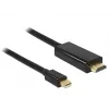 Video kábel adaptér DeLOCK 83699 Mini DisplayPort na HDMI 2 m čierny
