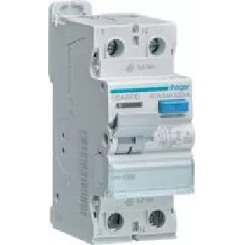 HAGER CDA540D prúdový chránič 2P 10kA 40A 30mA TypA (CDA540D)