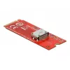 M.2 Key M na 1 x OCuLink SFF-8612 konvertor DeLOCK 64106