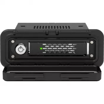 ICY DOCK - ToughArmor - EX MB601V4KW-B - 1-šachtové 2.5 U.2/U.3 NVMe SSD výmenné rámové puzdro v robustnom prevedení s vodoodpudivou prednou lištou