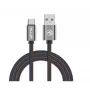 Dátový kábel USB Tellur USB na Type-C 1 m denim, opletaný 1m kábel na nabíjanie a prenos dát