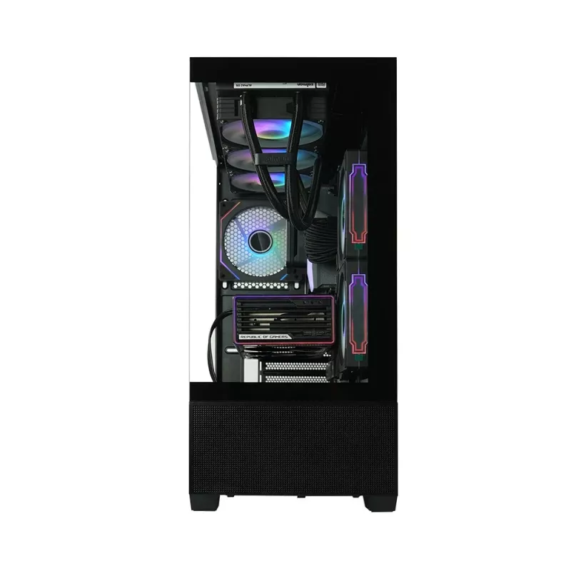 PC skriňa CHRONIX V2 Mid Tower ARGB ventilátory x3 čierna