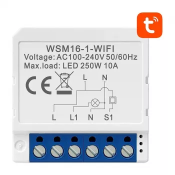 Wi‑Fi smart vypínač Avatto WSM16‑W1 – diaľkové ovládanie pre domácu automatizáciu