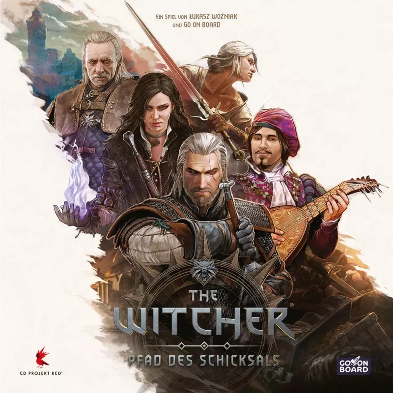 Spoločenská hra Asmodee The Witcher: Pfad des Schicksals – stolové dobrodružstvo, hra na báze scenárov