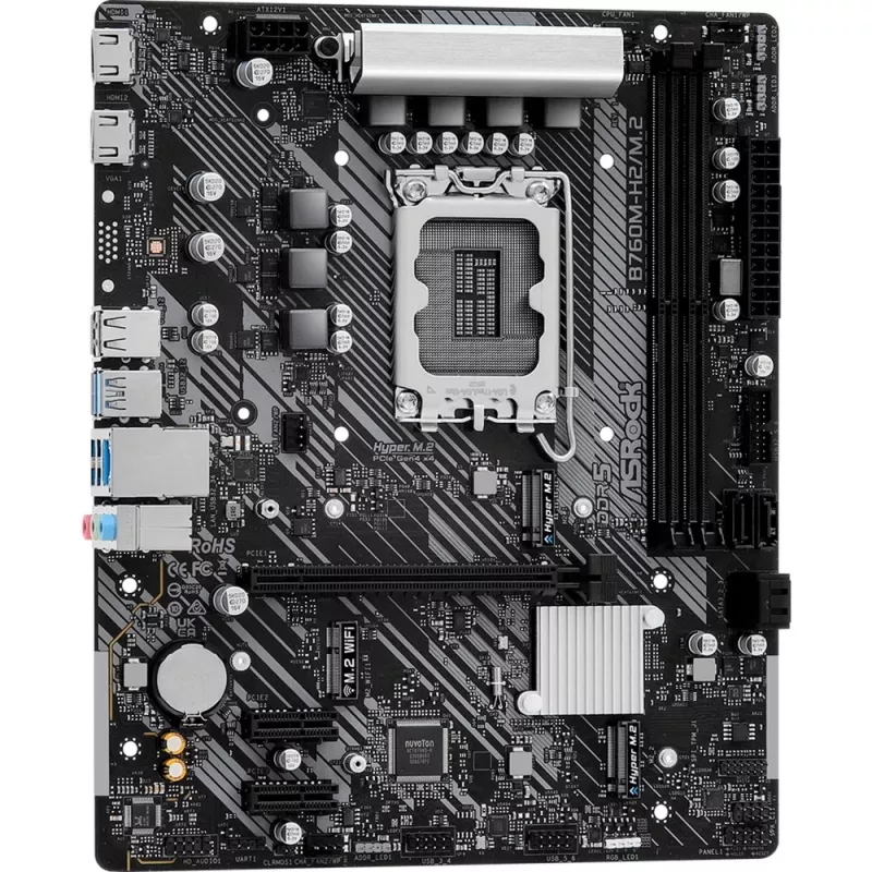 ASRock B760M-H2/M.2 DDR5 LGA1700 Micro-ATX základná doska
