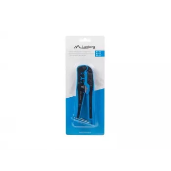 Lanberg NT-0202 Krimpovacie kliešte pre RJ45/RJ12/RJ11, čierna/modrá