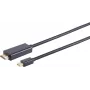 Video kábel adaptér S/CONN 10-53045 3 m Mini DisplayPort HDMI čierny