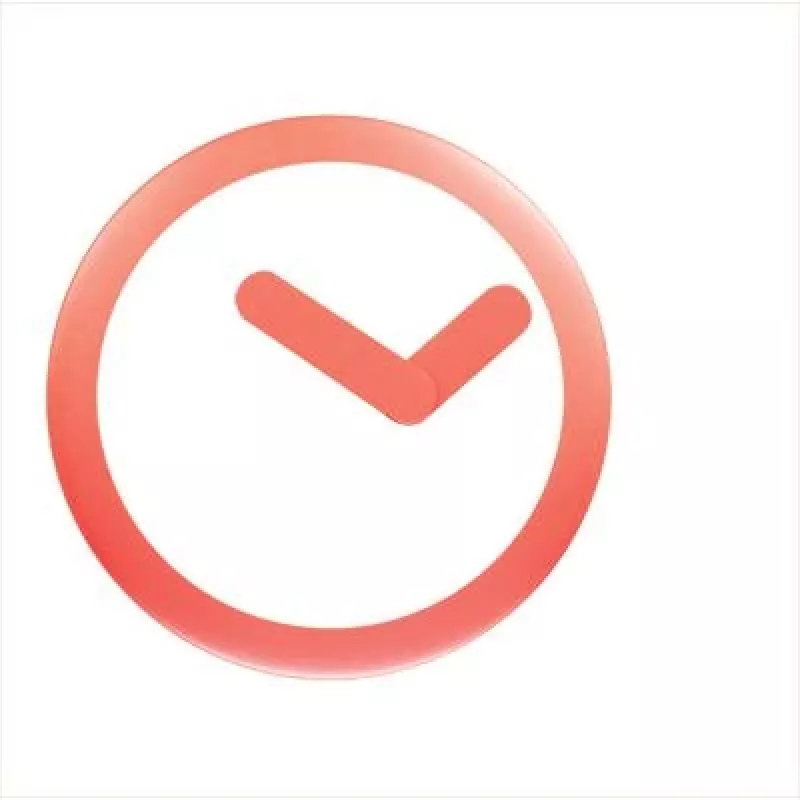 NeXtime hodiny 2615ro Focus, Ø25 cm, nástenné hodiny, biela/červená
