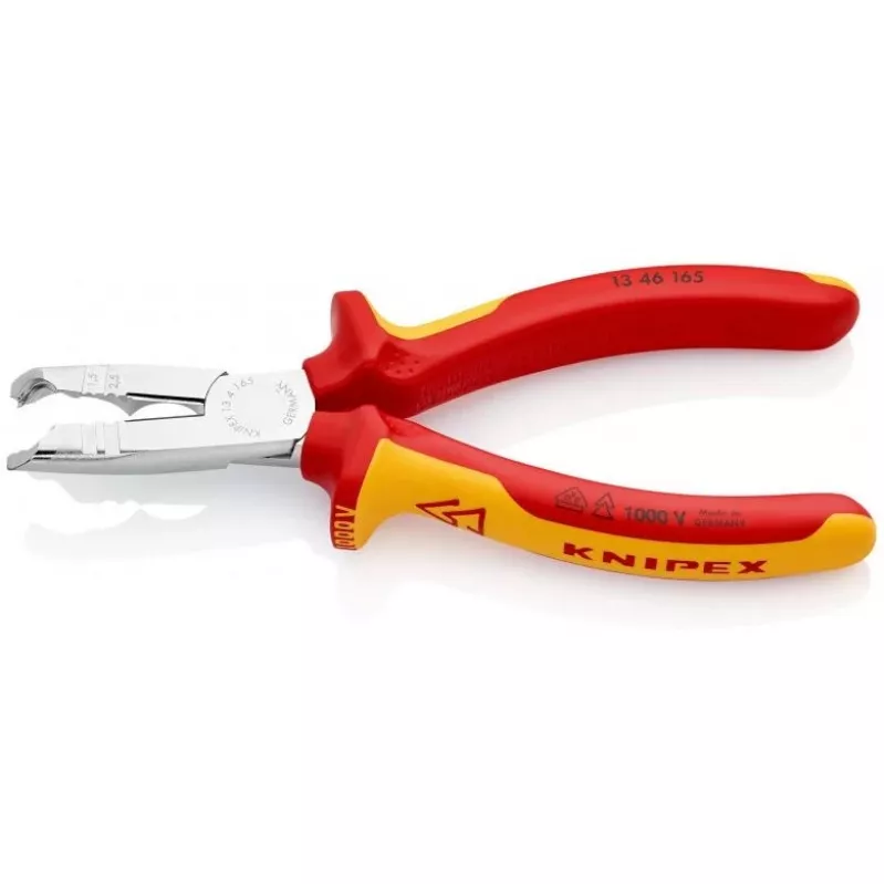Knipex 13 46 165 odizolovacie kliešte červená, žltá