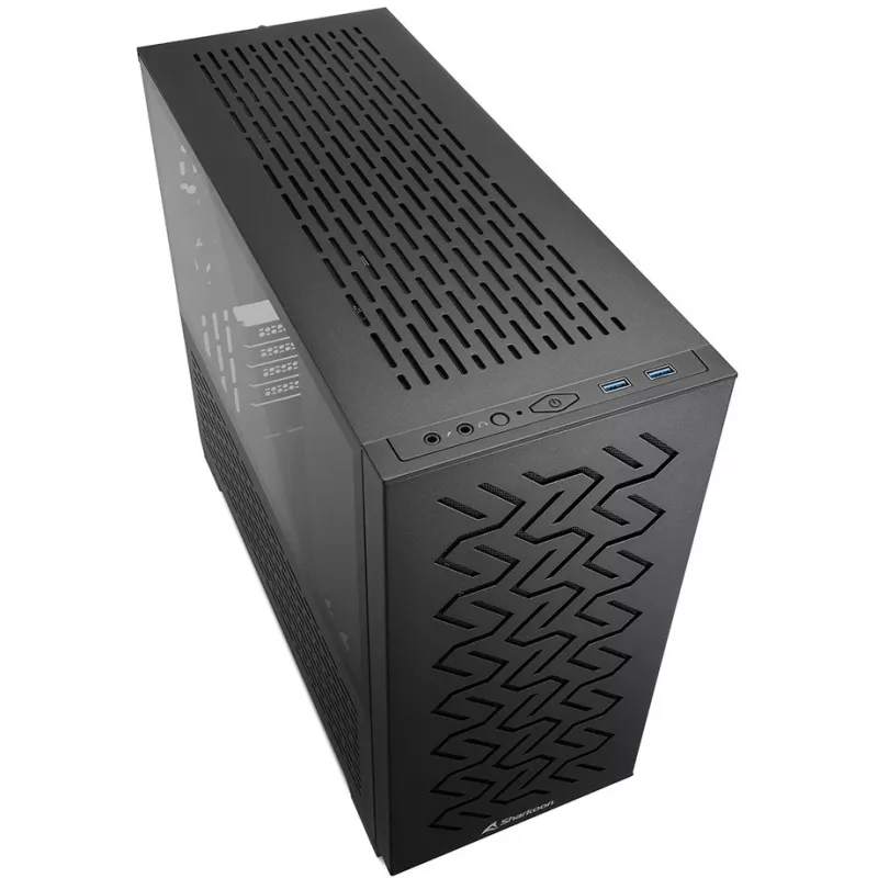 Sharkoon MS-Z1000 Micro Tower skriňa, čierna