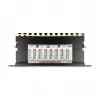 DeLOCK 10 palcový patch panel 8 port Cat.6A 1U čierny