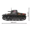 Stavebnica Cobi Panzer I Ausf. B – 654 dielov, detailný model stavebnice