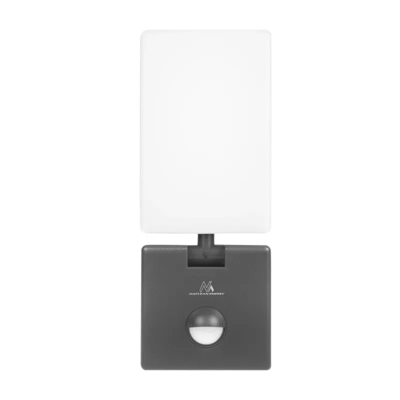 LED reflektor MACLEAN MCE516 s PIR pohybovým senzorom, 50W, sivá