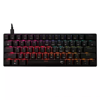 Mechanická herná klávesnica White Shark Shinobi-2 s Red Switches, čierna, US-layout