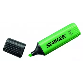 STANGER zvýrazňovač, 1-5 mm, zelený, 1 kus 180006000