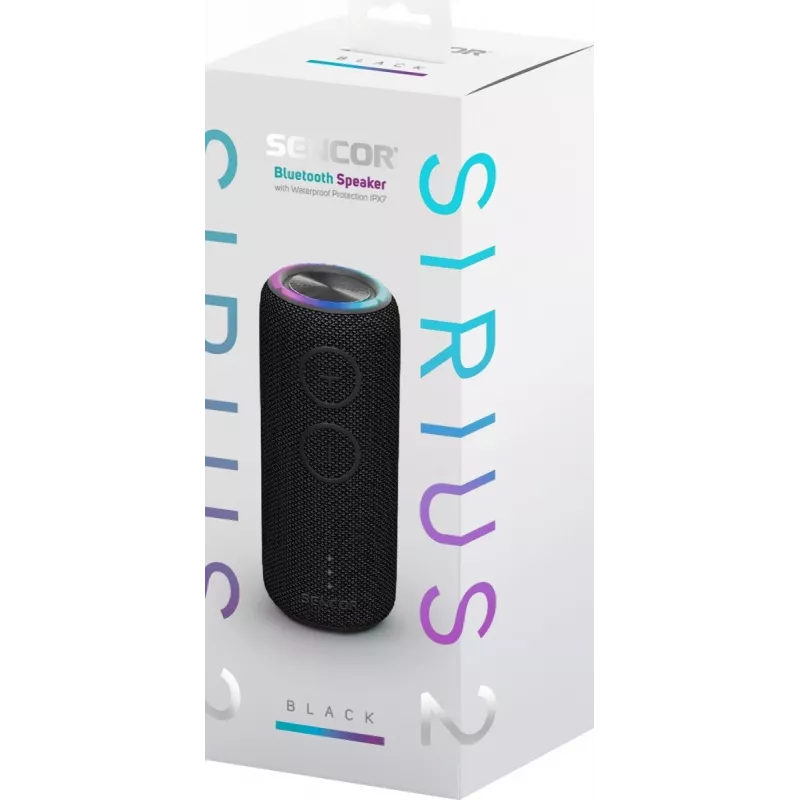 Bluetooth reproduktor SIRIUS 2 čierny výkon 20W