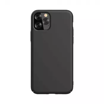 Silikónové puzdro Devia Nature Series pre iPhone 12 Pro Max – čierna, soft-touch ochranné puzdro
