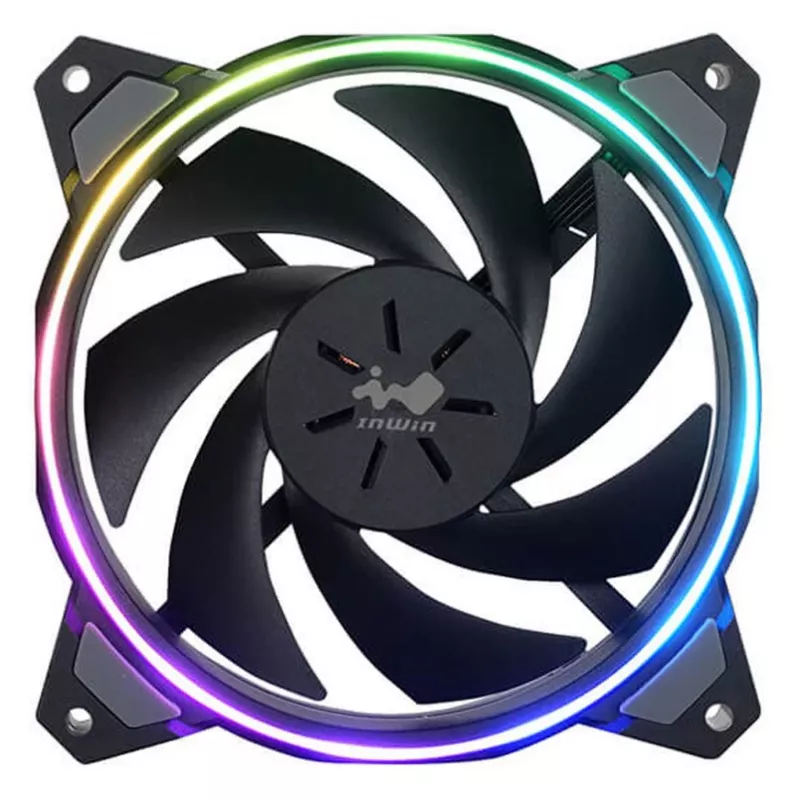 Ventilátor do skrine in win SIRIUS LOOP X3 120mm 3-RGB, 120 mm, 3-RGB osvetlenie