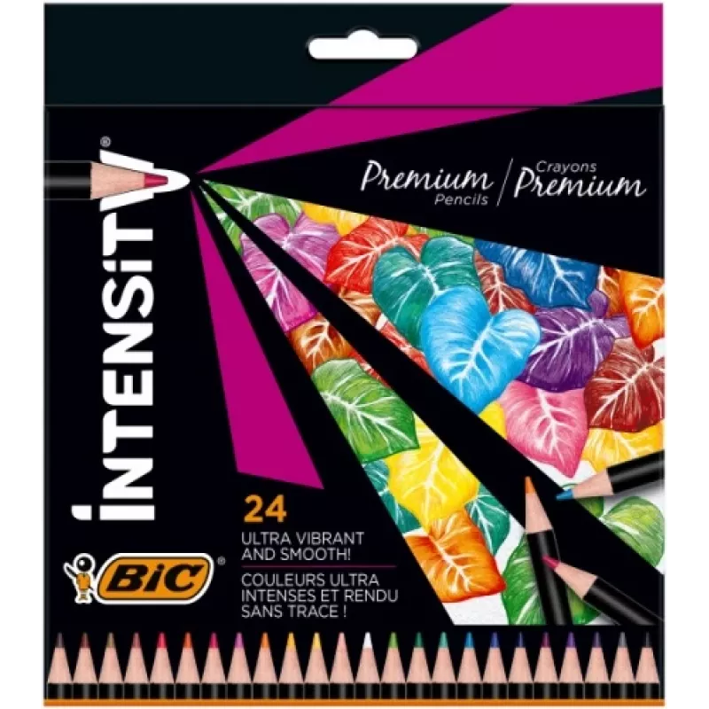 BIC pastelky Intensity 24 farieb 967823