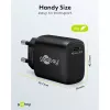 Goobay 65367 nabíjačka interiérová AC pre notebook smartfón tablet čierna