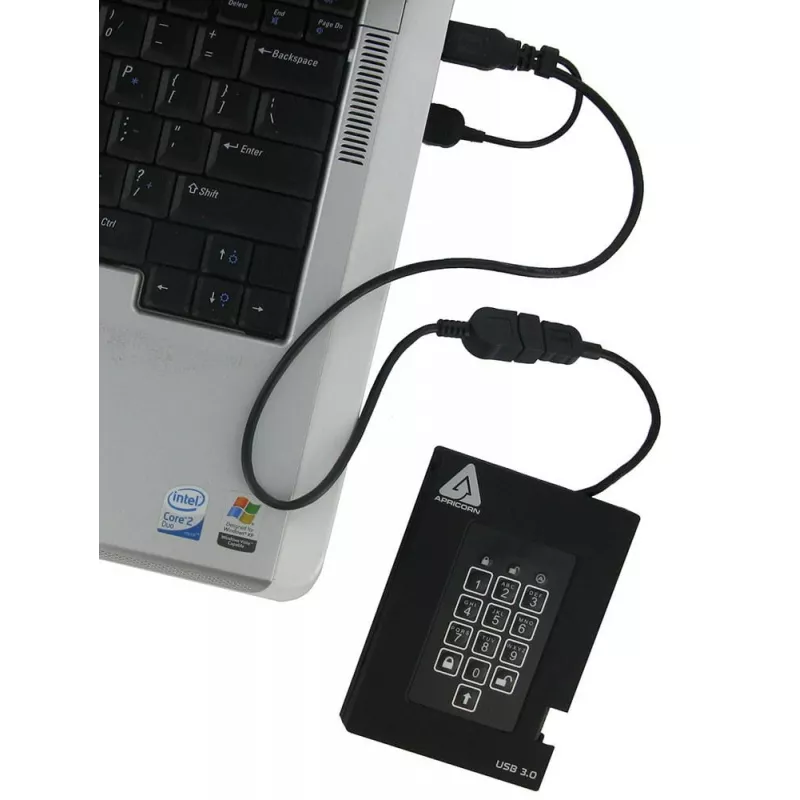 SSD disk Apricorn 512 GB 2,5 palca USB 3.2 Gen 1 A25-3PL256-S512F