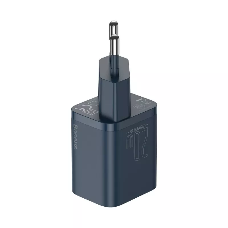 Baseus Super Si Power Charger s USB-C na Lightning kábel 20W modrá