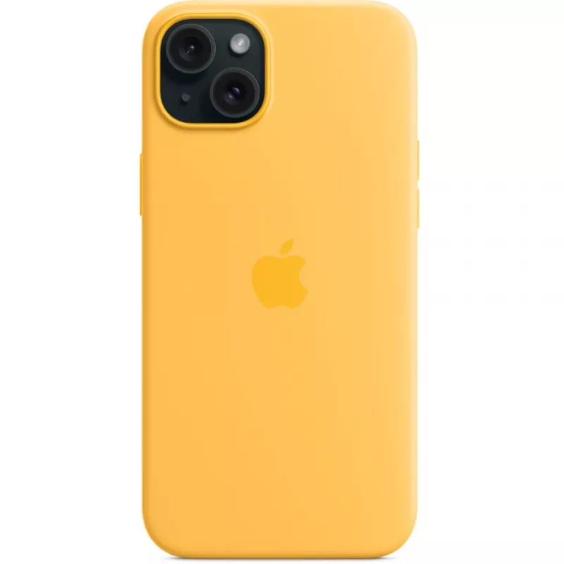Apple iPhone 15 Plus silikónové puzdro s MagSafe, Sunshine, MWNF3ZM/A