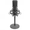 USB kondenzátorový mikrofón, štúdiový čierny