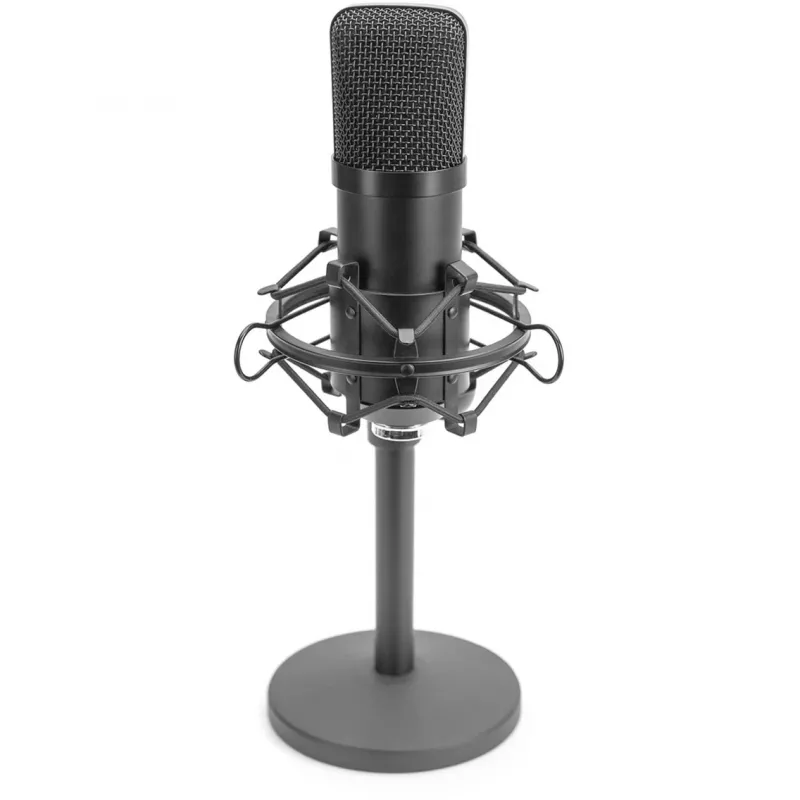 USB kondenzátorový mikrofón, štúdiový čierny