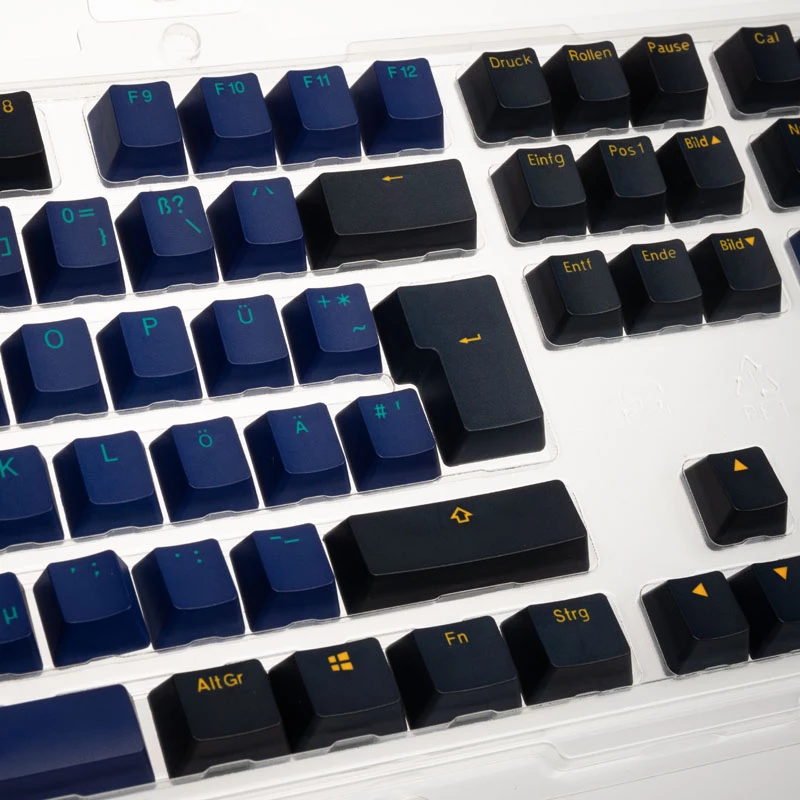 Klávesová čiapočka Ducky Horizon DKSA109-DEPDBBZOH PBT materiál čierna modrá