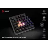 Savio Phenix SAVGK-RED herná klávesnica USB RF Wireless Bluetooth QWERTY