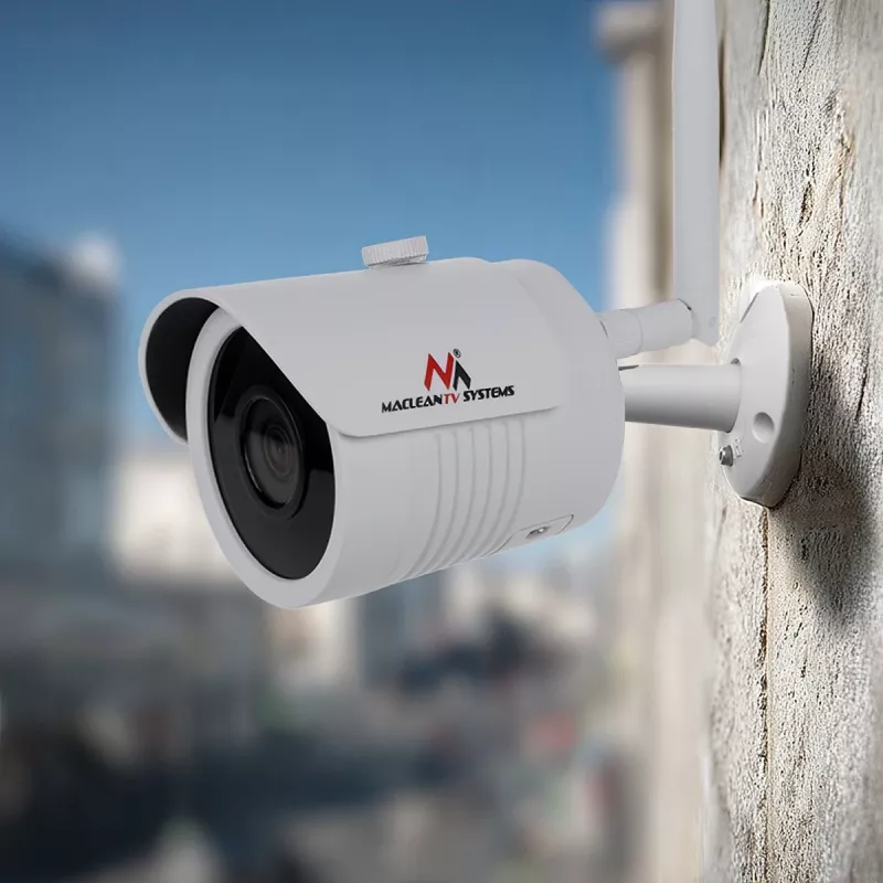 Maclean IP kamera IPC WiFi 5MPx exteriér, horn, CMOS 1/2.5, H.264/H.264+/H.265/H.265+/JPEG/AVI, Onvif, MCTV-516