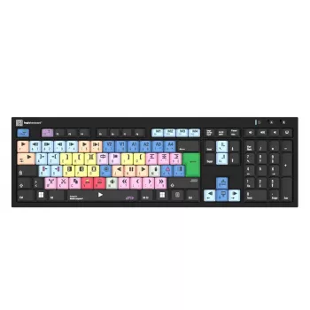 Logickeyboard Avid Media Composer+ LogicLight pre PC/čierna
