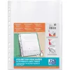 ELBA rozšíriteľná dierovaná obálka, A4, PP, 0,2 mm krištáľovo číra, otvorená zhora, s veľkou zatváracou chlopňou (M670619)