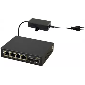 PULSAR POE Switch SFG64 4-portový s 2 SFP uplinkmi