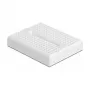Breadboard DELOCK 18316 — nepájivá prototypovacia doska, plast, 36×46×10 mm, biela