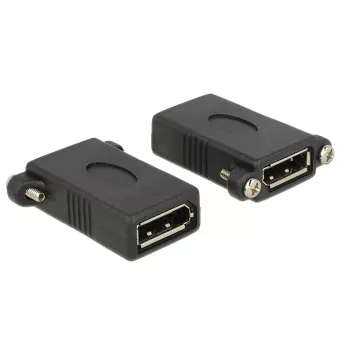 DisplayPort adaptér DeLOCK DisplayPort 1.1 F-F čierny