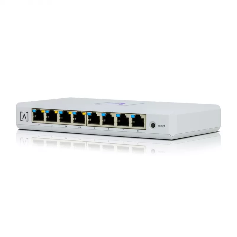 Alta Labs S8-POE Sieťový switch Upravovaný Gigabit Ethernet (10/100/1000) Power over Ethernet (PoE) Biely