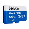 MicroSDXC pamäťová karta Lexar BLUE PLUS 64 GB UHS‑I 100 MB/s U1 V10 (modrá)