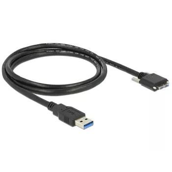 USB kábel DeLOCK 1m USB 3.0 USB 3.2 Gen 1 Micro-USB B čierny