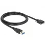 USB kábel DeLOCK 1m USB 3.0 USB 3.2 Gen 1 Micro-USB B čierny