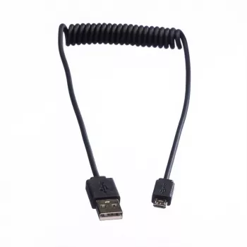 ROLINE USB 2.0 špirálový kábel - A - Micro B - ST/ST 1,0 m - tienený - USB 2.0 Type Micro B - 1 mm - špirálový kábel (11.02.8317)