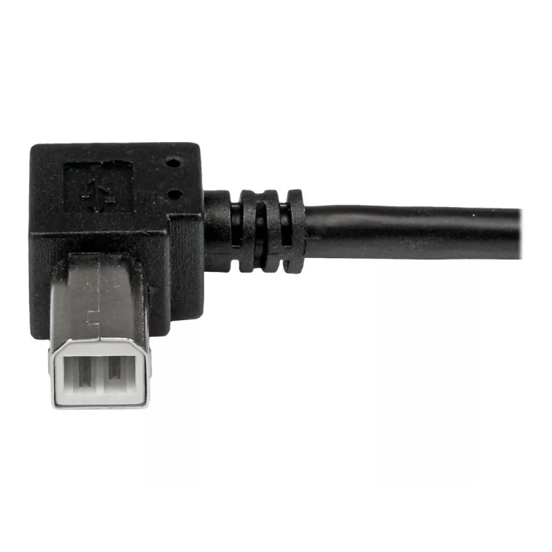 StarTech.com USBAB2MR kábel USB 2.0 A na pravouhlé B, samec/samec, 2 m, čierny