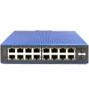 DIGITUS priemyselný L2 Managed Gigabit Ethernet switch 16x RJ-45 + 2x SFP, 12–48V DC, 8000 MAC